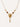 Sacred Heart Pearl Rosary Choker - Garnet