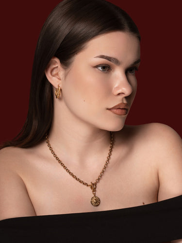 Zodiac Wheel Necklace