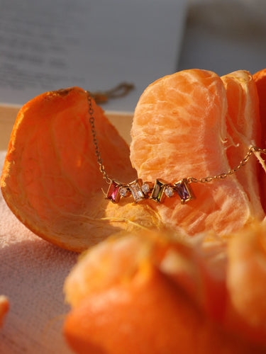 Aurora Gemstone Necklace